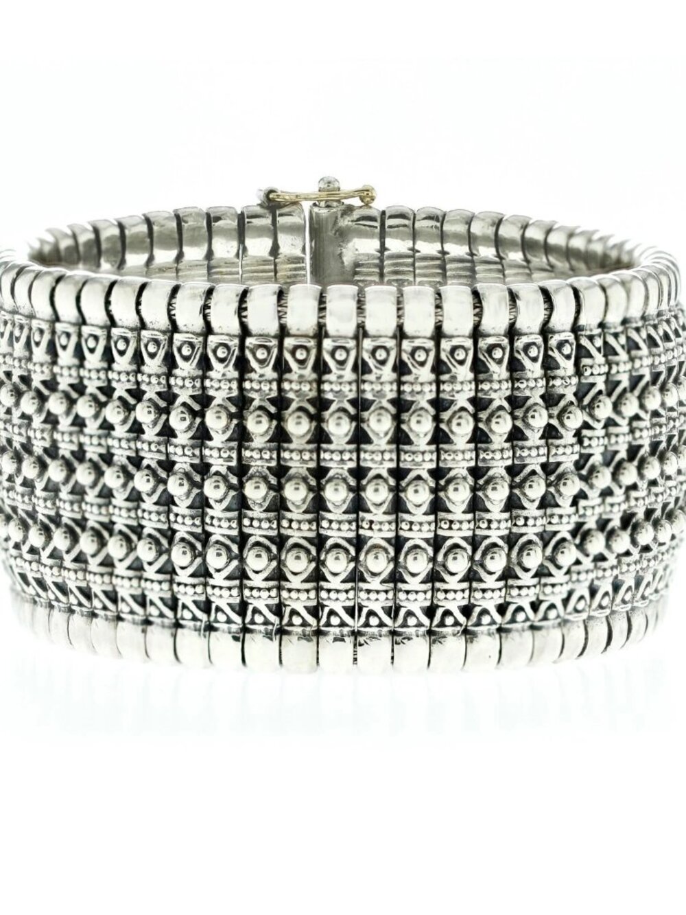Konstantino Women's Hera Sterling & 18K Gold Wide Cuff Bracelet